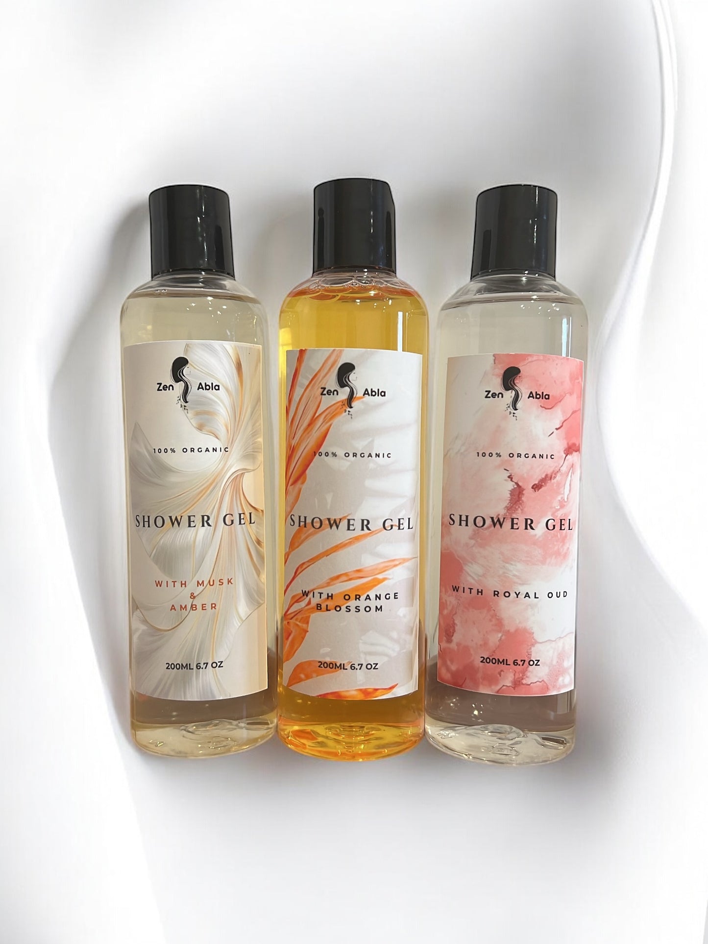 Organic shower gel