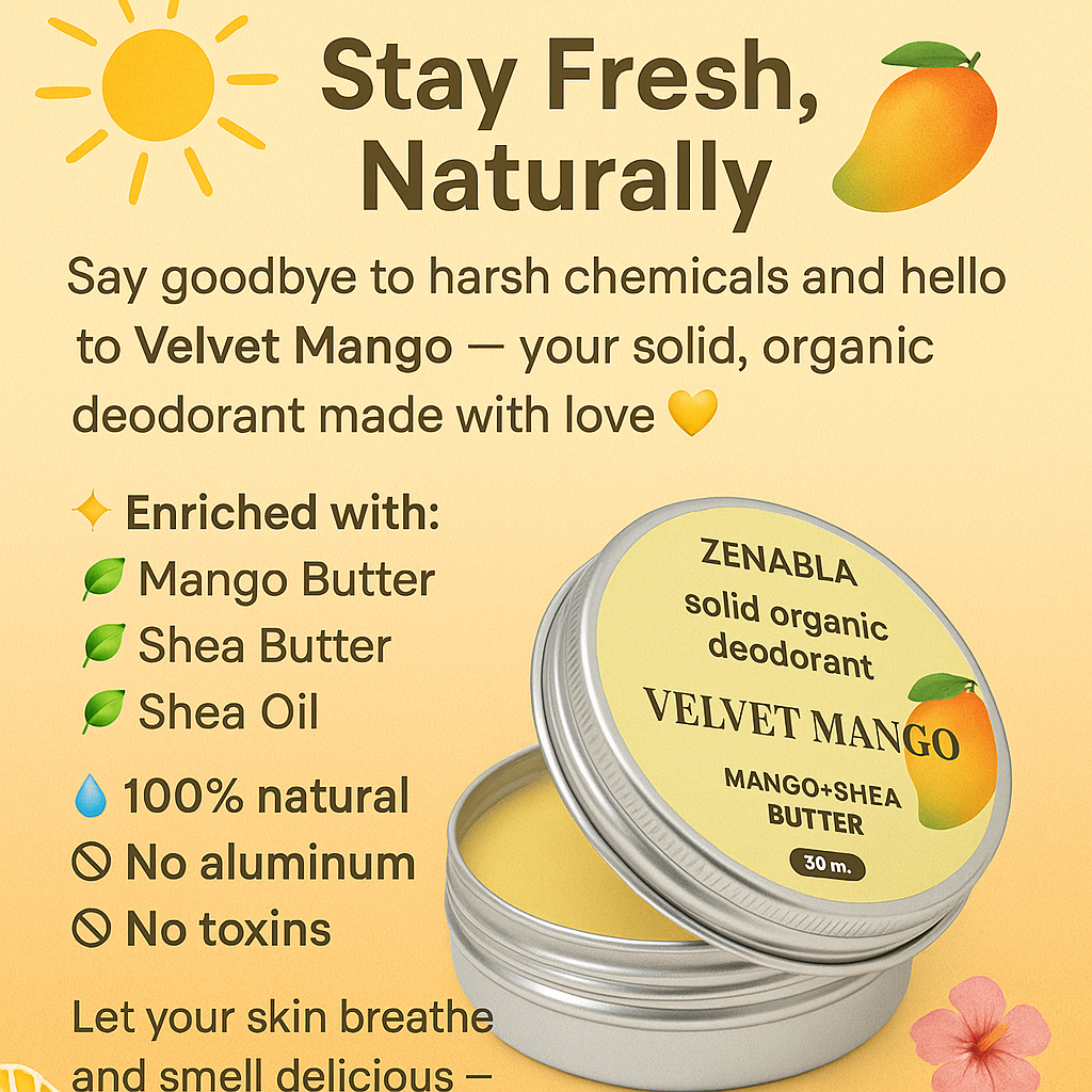Velvet Mango Solid Deodorant