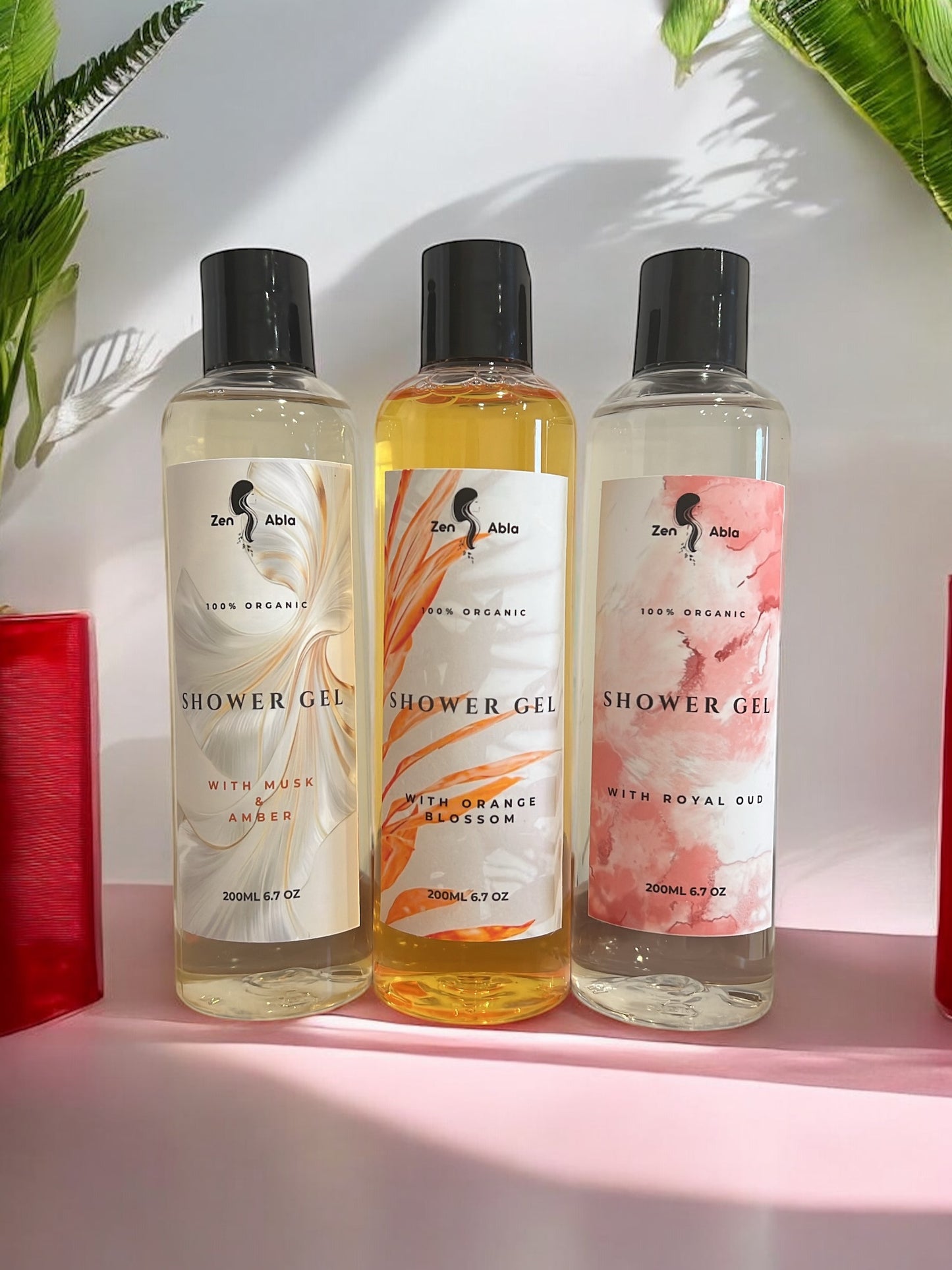 Organic shower gel