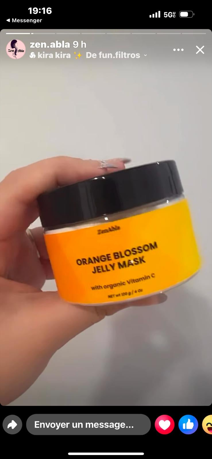 Organic Orange Blossom Jelly Mask (powder)