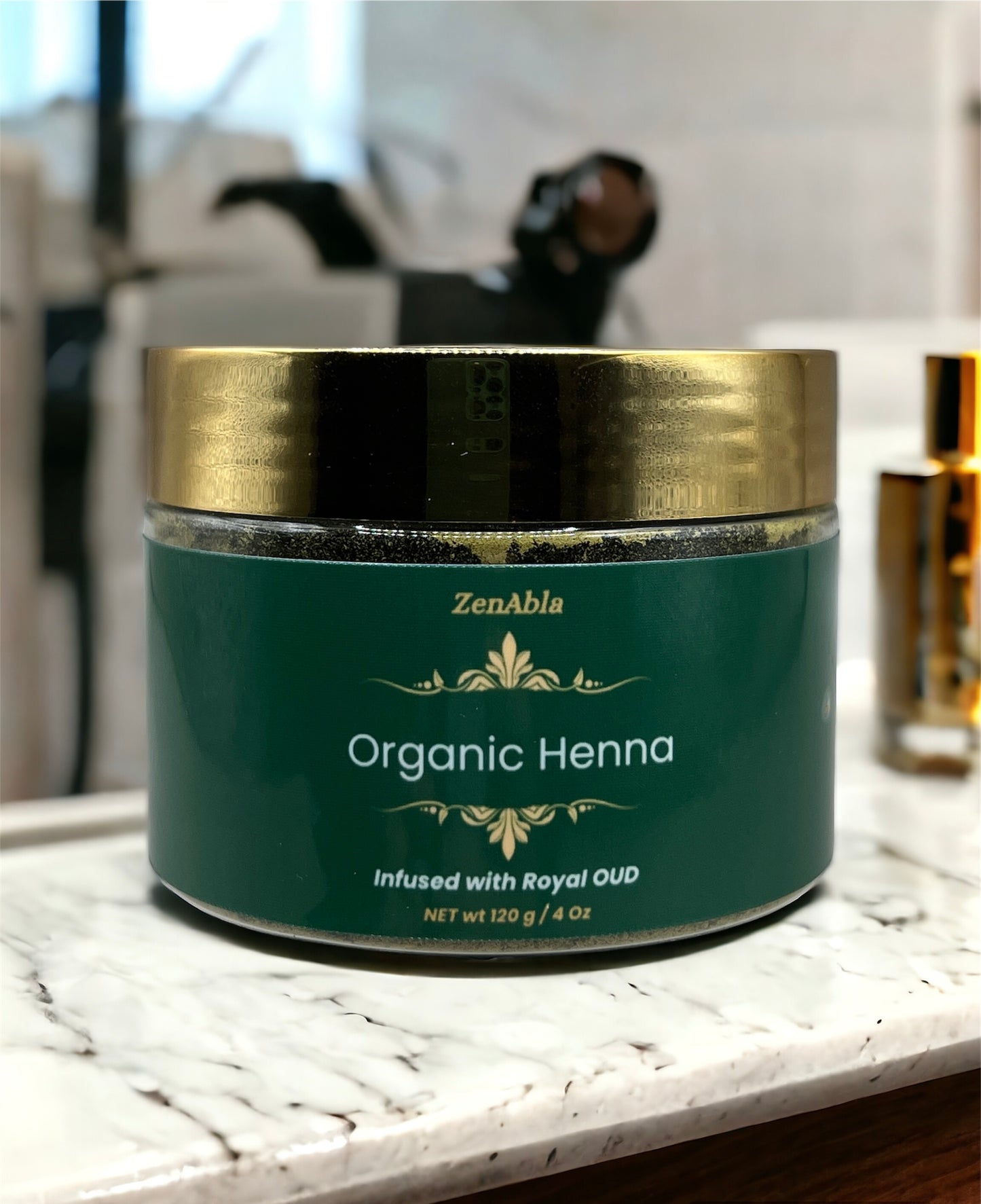 Organic henna powder with Oud