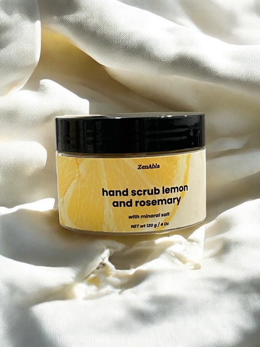Lemon & Rosemary Hand Scrub