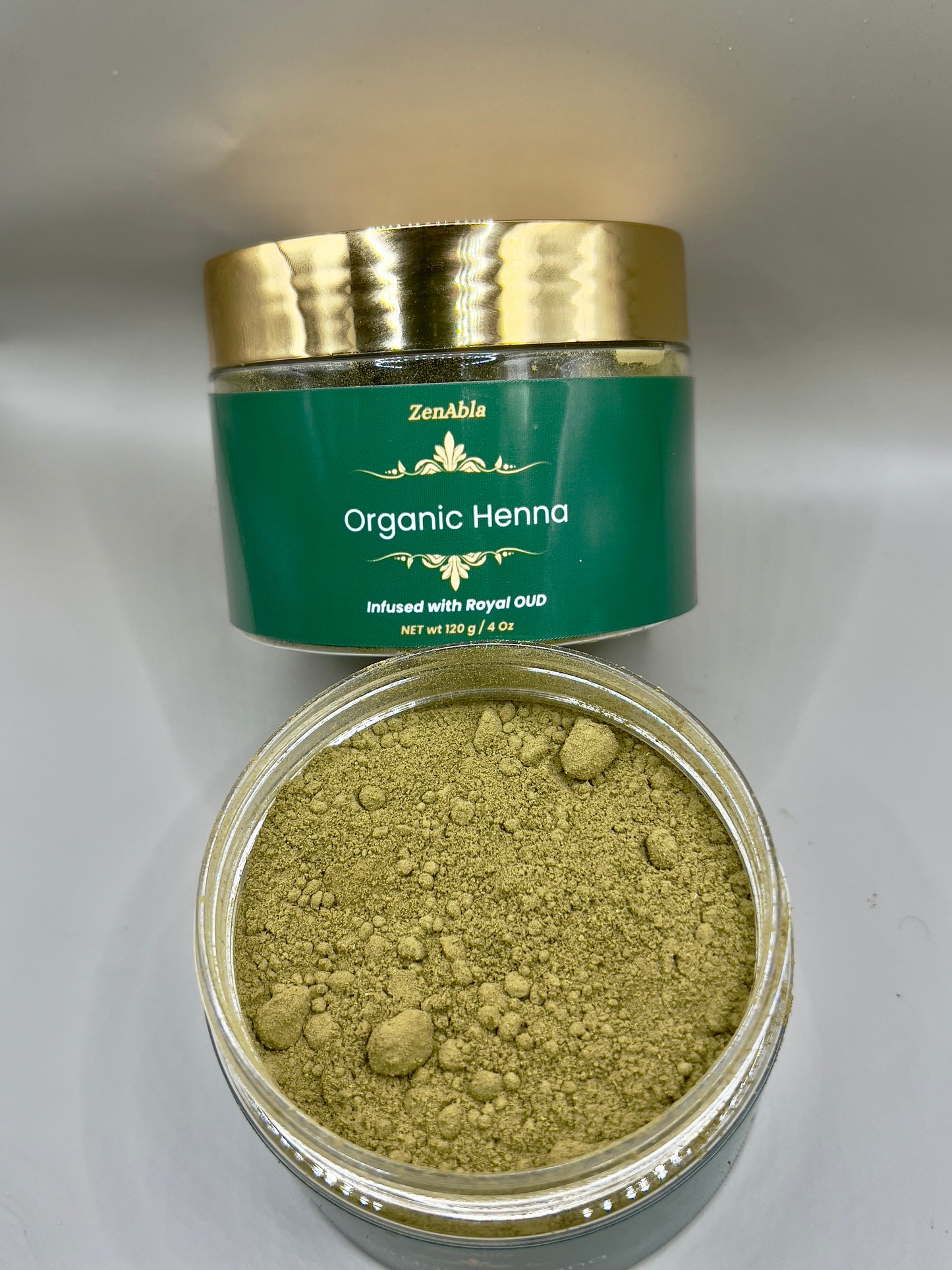 Organic henna powder with Oud