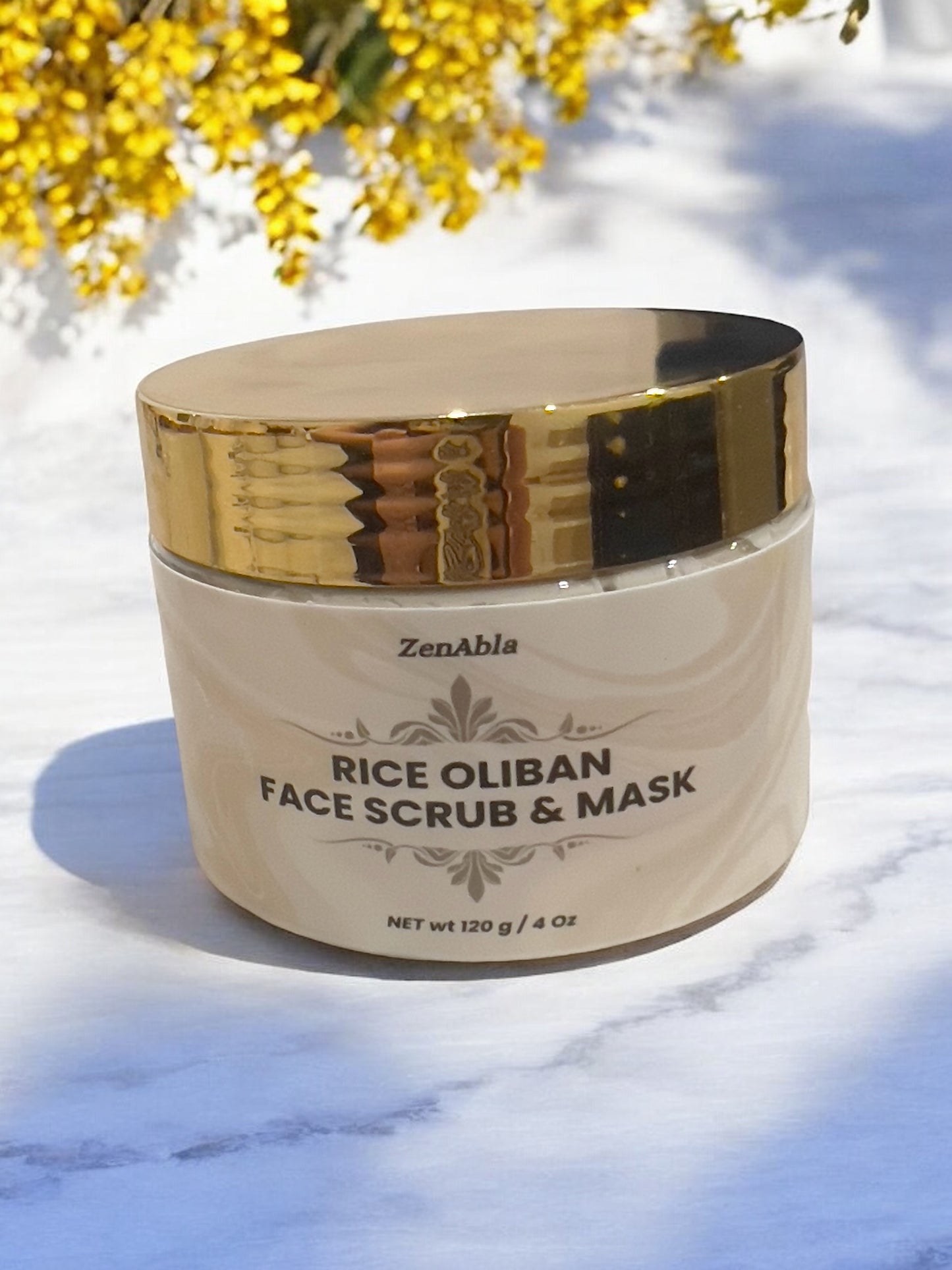 Face Scrub & mask with Rice and Oliban