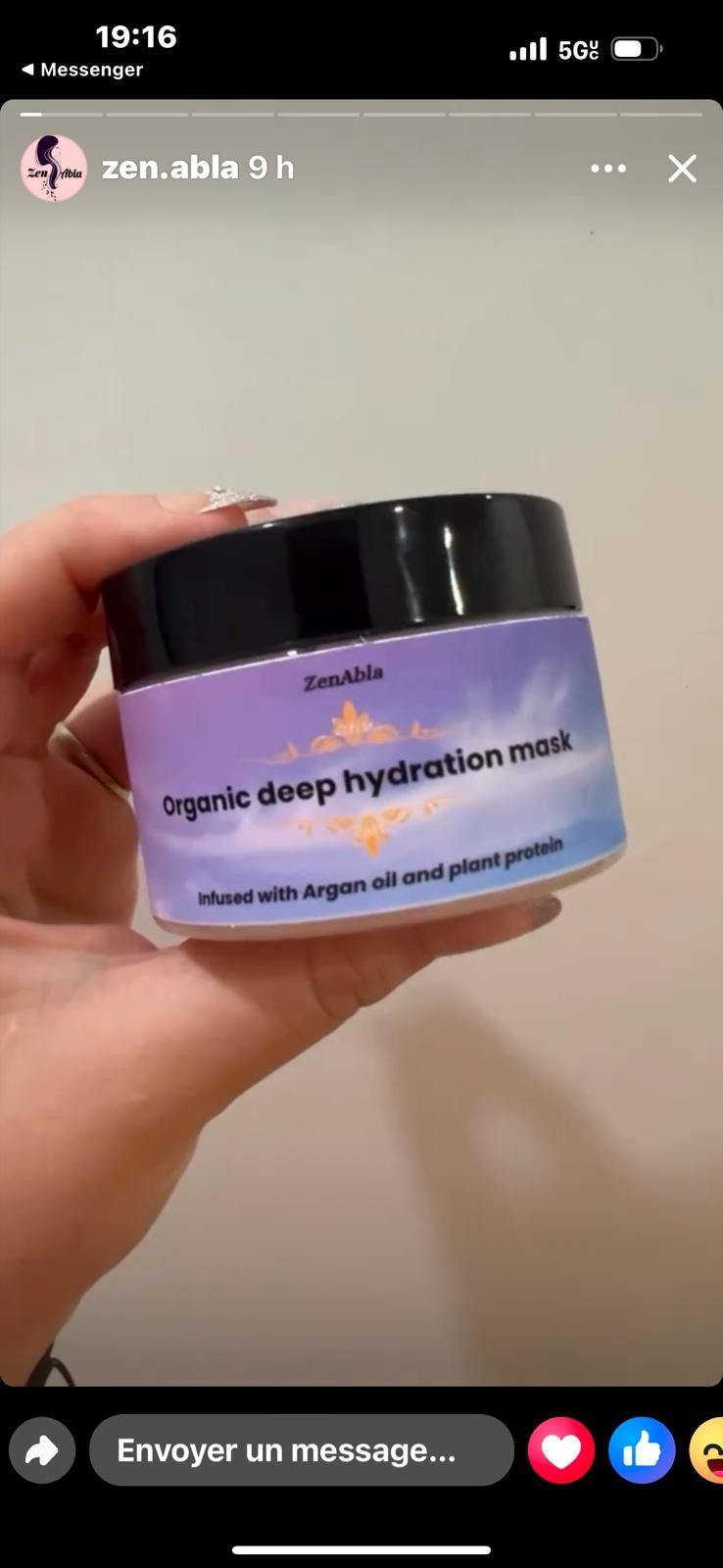 Organic Deep Hydration Hair Mask