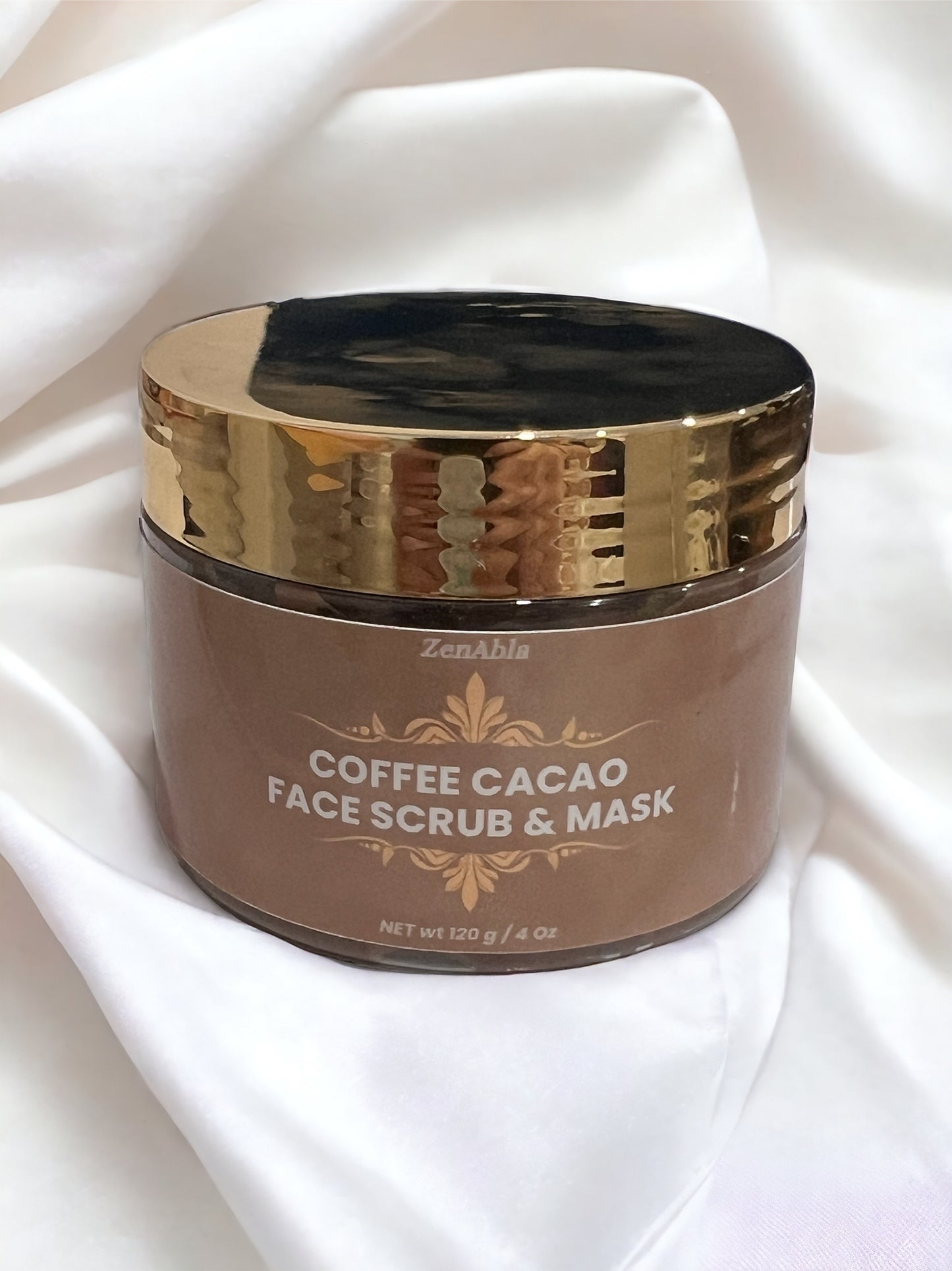 Face scrub & mask with coffee and cacao